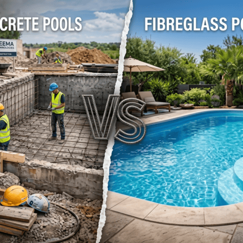 Swimming Pool Construction in Kenya: Concrete vs. Fiberglass